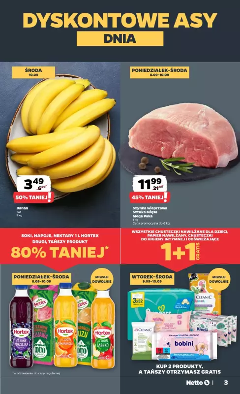 Netto - gazetka promocyjna Gazetka Spożywcza od poniedziałku 08.09 do soboty 13.09 - strona 3