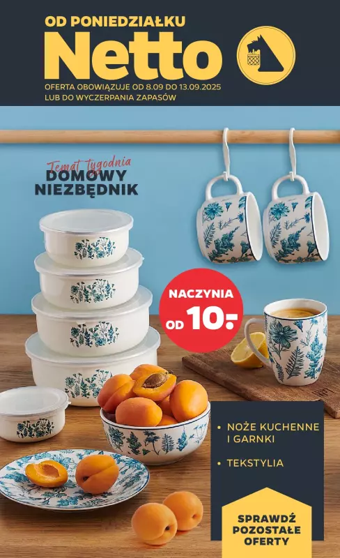 Netto - gazetka promocyjna Gazetka Non Food od poniedziałku 08.09 do soboty 13.09