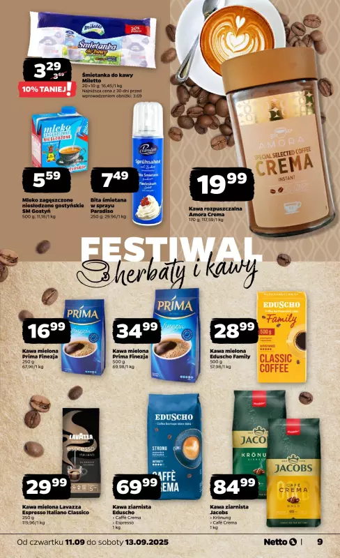 Netto - gazetka promocyjna Gazetka Spożywcza od czwartku 11.09 do soboty 13.09 - strona 9