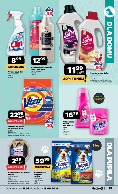 Netto - gazetka promocyjna Gazetka Spożywcza od czwartku 11.09 do soboty 13.09 - strona 15