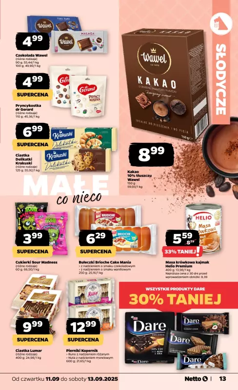 Netto - gazetka promocyjna Gazetka Spożywcza od czwartku 11.09 do soboty 13.09 - strona 13