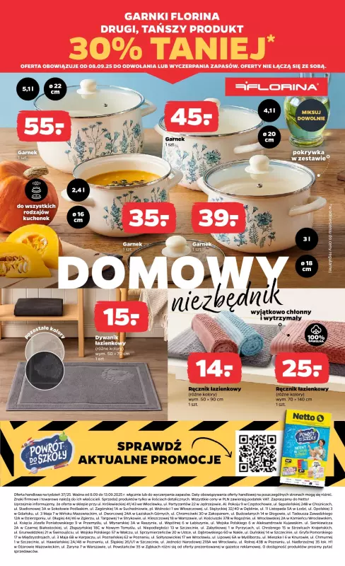 Netto - gazetka promocyjna Gazetka Spożywcza od poniedziałku 08.09 do soboty 13.09 - strona 29
