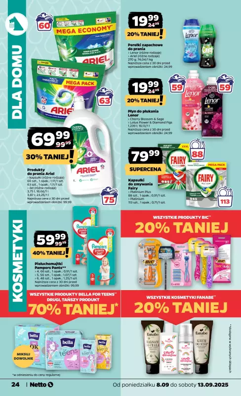 Netto - gazetka promocyjna Gazetka Spożywcza od poniedziałku 08.09 do soboty 13.09 - strona 24