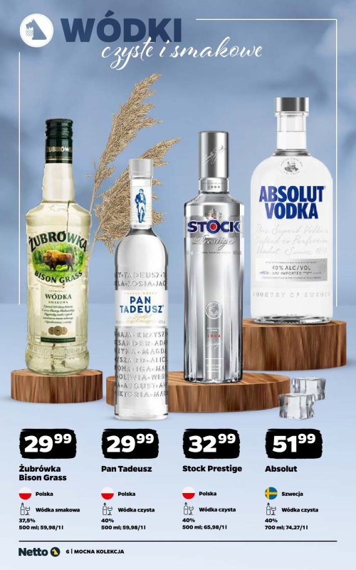 Netto - gazetka promocyjna Mocna Kolekcja - Alkohole mocne  do niedzieli 28.09 - strona 6