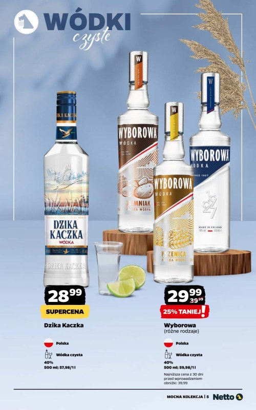 Netto - gazetka promocyjna Mocna Kolekcja - Alkohole mocne od poniedziałku 15.09 do niedzieli 28.09 - strona 5