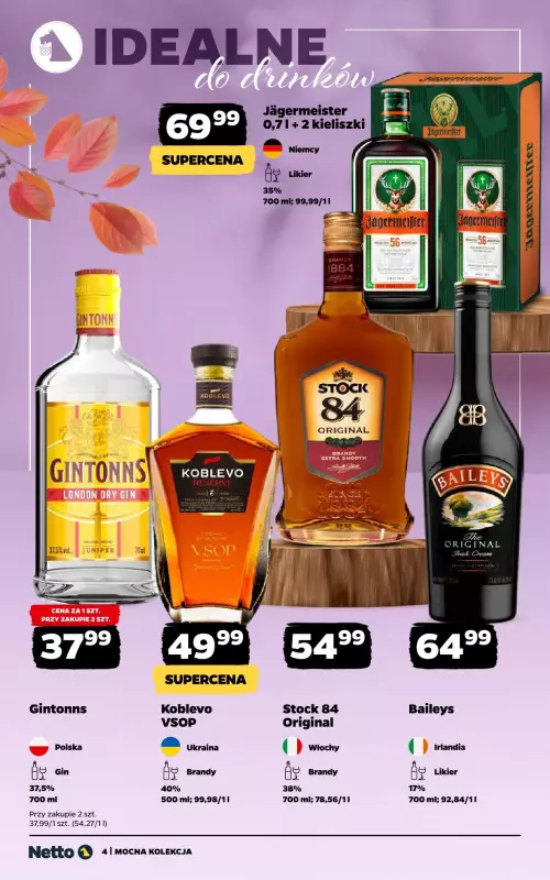 Netto - gazetka promocyjna Mocna Kolekcja - Alkohole mocne  do niedzieli 28.09 - strona 4
