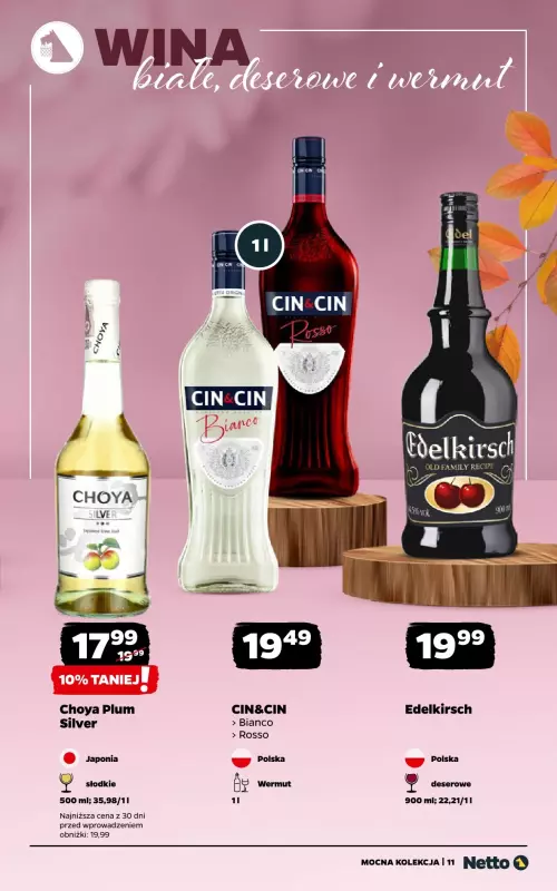 Netto - gazetka promocyjna Mocna Kolekcja - Wina od poniedziałku 15.09 do niedzieli 28.09 - strona 11