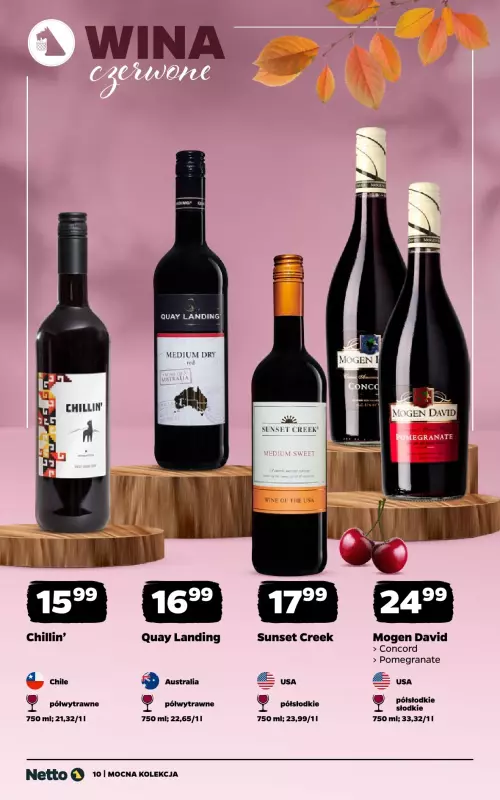 Netto - gazetka promocyjna Mocna Kolekcja - Wina od poniedziałku 15.09 do niedzieli 28.09 - strona 10