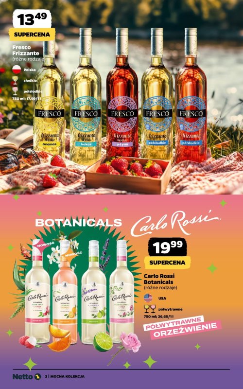 Netto - gazetka promocyjna Mocna Kolekcja - Wina  do niedzieli 28.09 - strona 2