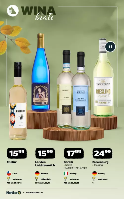 Netto - gazetka promocyjna Mocna Kolekcja - Wina od poniedziałku 15.09 do niedzieli 28.09 - strona 6