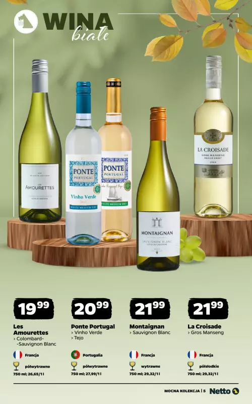 Netto - gazetka promocyjna Mocna Kolekcja - Wina od poniedziałku 15.09 do niedzieli 28.09 - strona 5