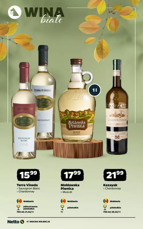Netto - gazetka promocyjna Mocna Kolekcja - Wina od poniedziałku 15.09 do niedzieli 28.09 - strona 4