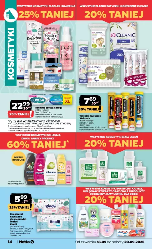 Netto - gazetka promocyjna Gazetka Spożywcza od czwartku 18.09 do soboty 20.09 - strona 14