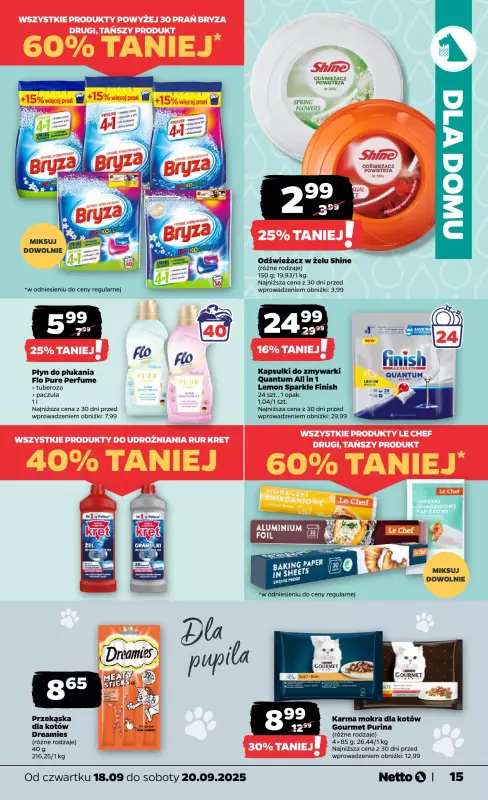 Netto - gazetka promocyjna Gazetka Spożywcza od czwartku 18.09 do soboty 20.09 - strona 15