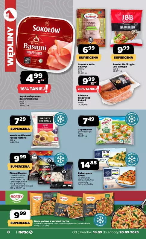 Netto - gazetka promocyjna Gazetka Spożywcza od czwartku 18.09 do soboty 20.09 - strona 8