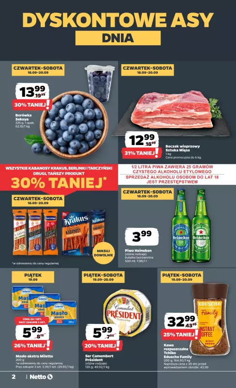 Netto - gazetka promocyjna Gazetka Spożywcza   - strona 2