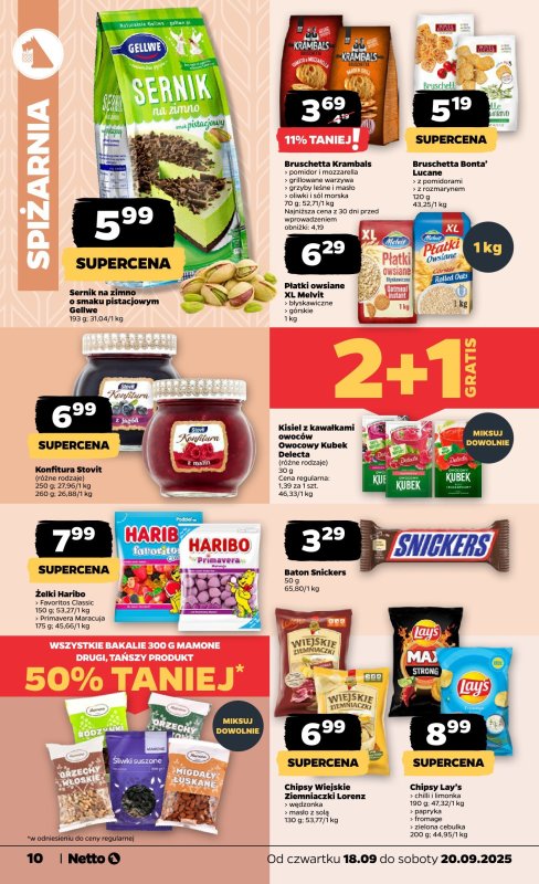 Netto - gazetka promocyjna Gazetka Spożywcza od czwartku 18.09 do soboty 20.09 - strona 10