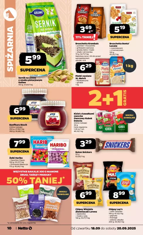 Netto - gazetka promocyjna Gazetka Spożywcza od czwartku 18.09 do soboty 20.09 - strona 10