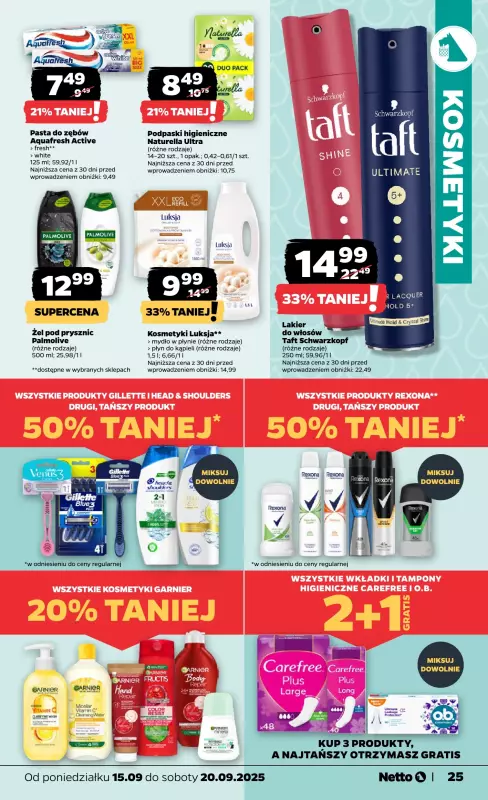 Netto - gazetka promocyjna Gazetka Spożywcza od poniedziałku 15.09 do soboty 20.09 - strona 25