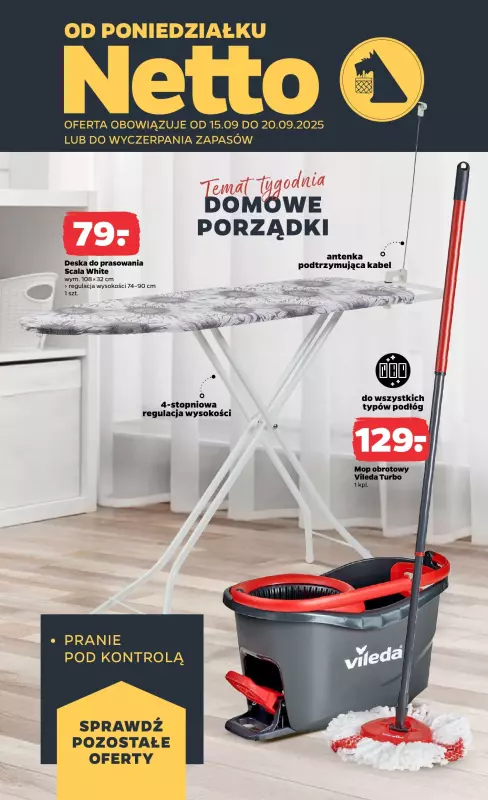 Netto - gazetka promocyjna Gazetka Non Food od poniedziałku 15.09 do soboty 20.09