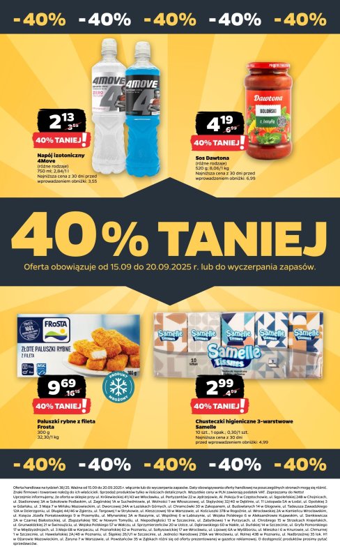 Netto - gazetka promocyjna Gazetka Spożywcza od poniedziałku 15.09 do soboty 20.09 - strona 29
