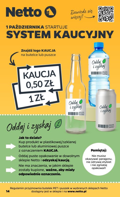 Netto - gazetka promocyjna Gazetka Spożywcza od czwartku 18.09 do soboty 20.09 - strona 14