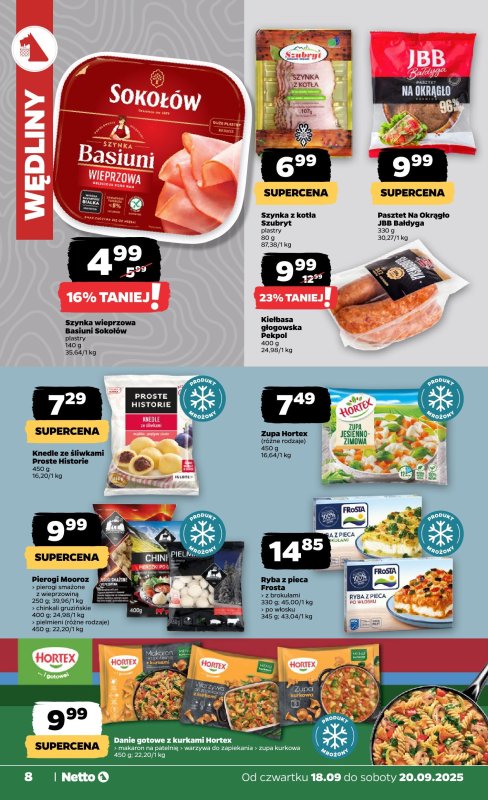 Netto - gazetka promocyjna Gazetka Spożywcza od czwartku 18.09 do soboty 20.09 - strona 8
