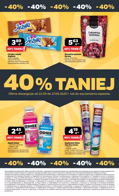 Netto - gazetka promocyjna Gazetka Spożywcza od poniedziałku 22.09 do soboty 27.09 - strona 32