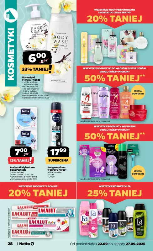 Netto - gazetka promocyjna Gazetka Spożywcza od poniedziałku 22.09 do soboty 27.09 - strona 28