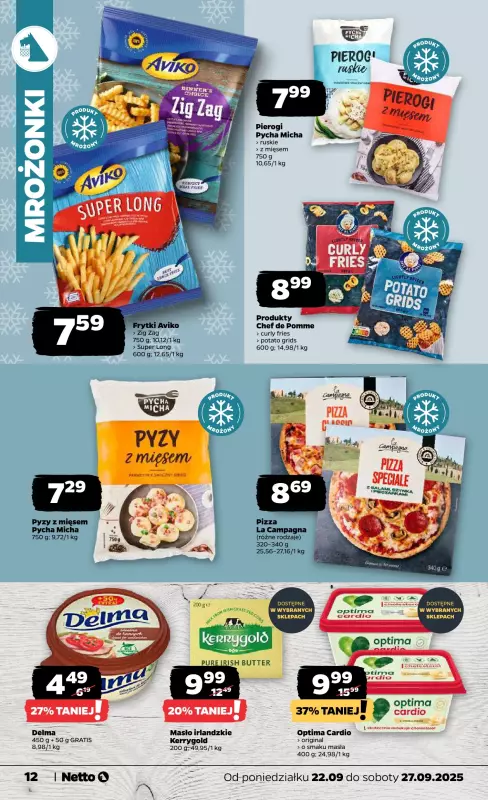 Netto - gazetka promocyjna Gazetka Spożywcza od poniedziałku 22.09 do soboty 27.09 - strona 12