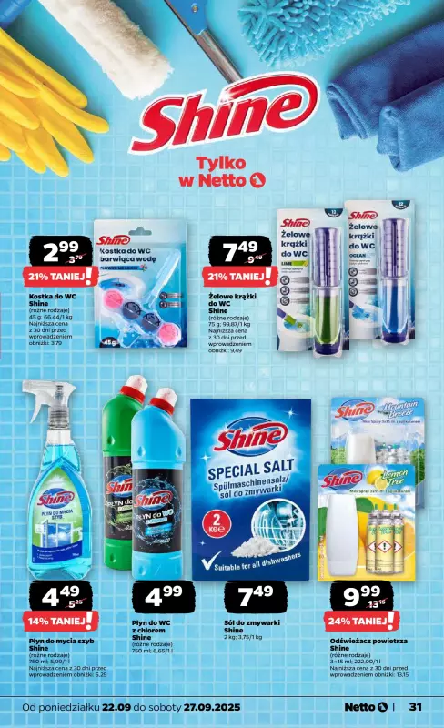 Netto - gazetka promocyjna Gazetka Spożywcza od poniedziałku 22.09 do soboty 27.09 - strona 31