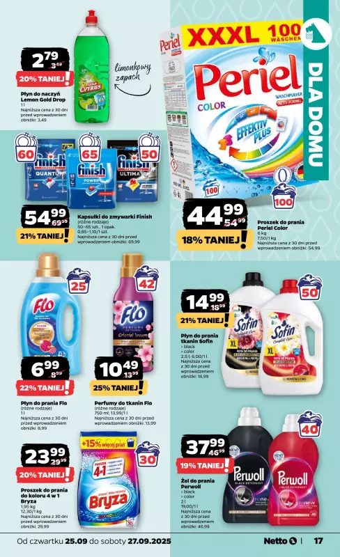 Netto - gazetka promocyjna Gazetka Spożywcza od czwartku 25.09 do soboty 27.09 - strona 17