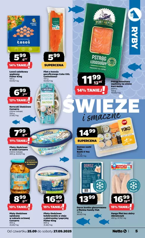 Netto - gazetka promocyjna Gazetka Spożywcza od czwartku 25.09 do soboty 27.09 - strona 5