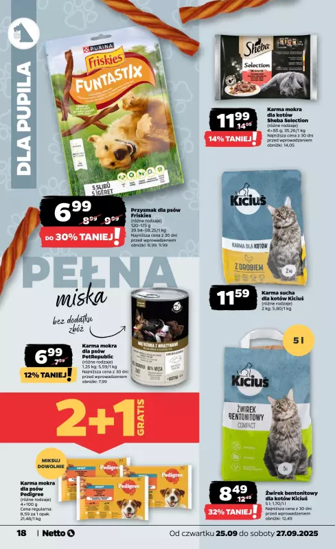 Netto - gazetka promocyjna Gazetka Spożywcza od czwartku 25.09 do soboty 27.09 - strona 18