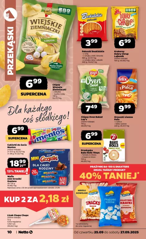 Netto - gazetka promocyjna Gazetka Spożywcza od czwartku 25.09 do soboty 27.09 - strona 10