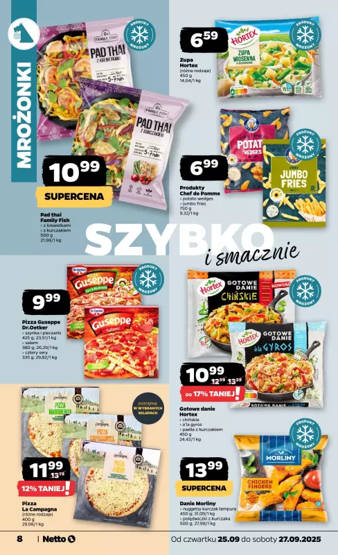 Netto - gazetka promocyjna Gazetka Spożywcza od czwartku 25.09 do soboty 27.09 - strona 8