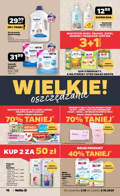 Netto - gazetka promocyjna Gazetka Spożywcza od czwartku 02.10 do soboty 04.10 - strona 16