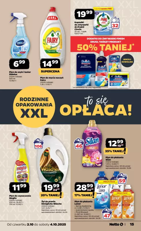 Netto - gazetka promocyjna Gazetka Spożywcza od czwartku 02.10 do soboty 04.10 - strona 15