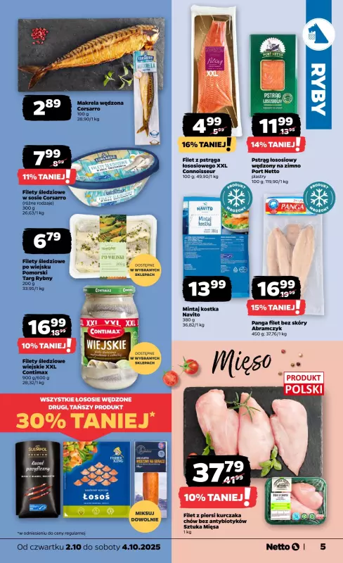 Netto - gazetka promocyjna Gazetka Spożywcza od czwartku 02.10 do soboty 04.10 - strona 5