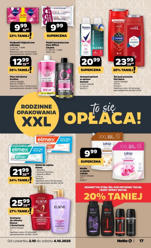 Netto - gazetka promocyjna Gazetka Spożywcza od czwartku 02.10 do soboty 04.10 - strona 17