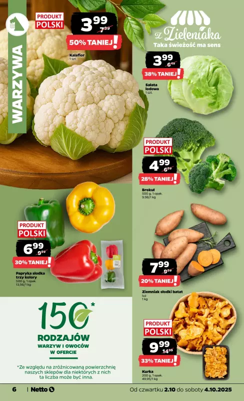 Netto - gazetka promocyjna Gazetka Spożywcza od czwartku 02.10 do soboty 04.10 - strona 6