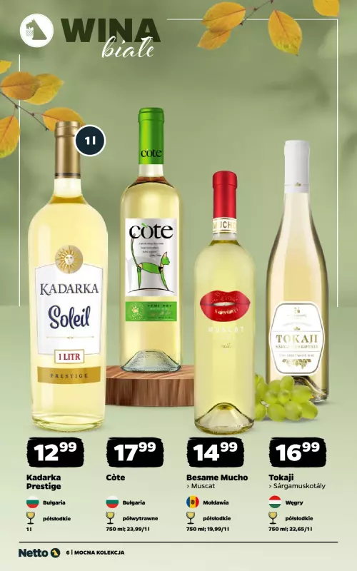 Netto - gazetka promocyjna Mocna Kolekcja - Wina  do soboty 11.10 - strona 6