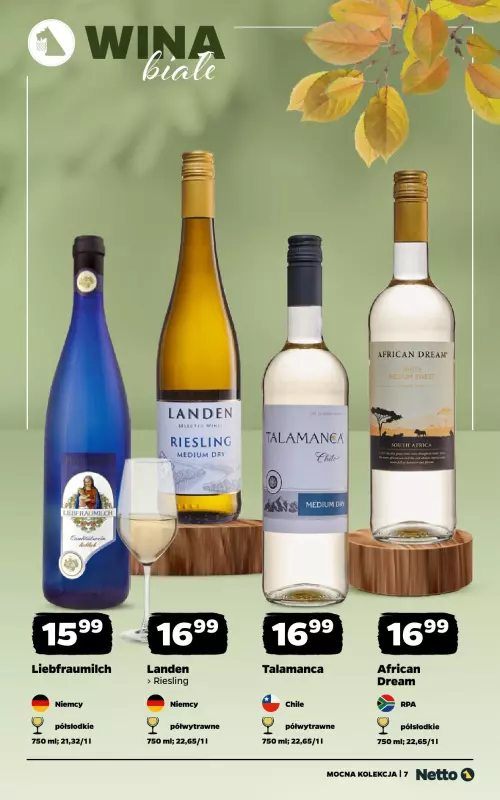 Netto - gazetka promocyjna Mocna Kolekcja - Wina  do soboty 11.10 - strona 7