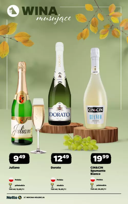 Netto - gazetka promocyjna Mocna Kolekcja - Wina  do soboty 11.10 - strona 2