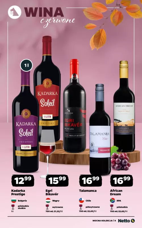 Netto - gazetka promocyjna Mocna Kolekcja - Wina  do soboty 11.10 - strona 9