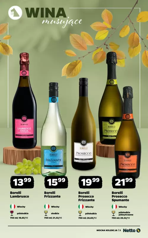 Netto - gazetka promocyjna Mocna Kolekcja - Wina  do soboty 11.10 - strona 3