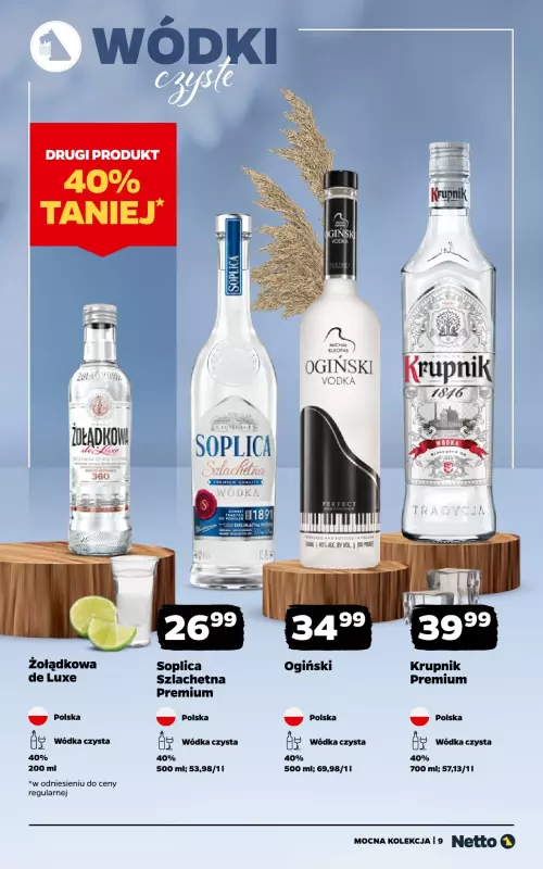 Netto - gazetka promocyjna Mocna Kolekcja - Alkohole Mocne od środy 01.10 do soboty 11.10 - strona 9