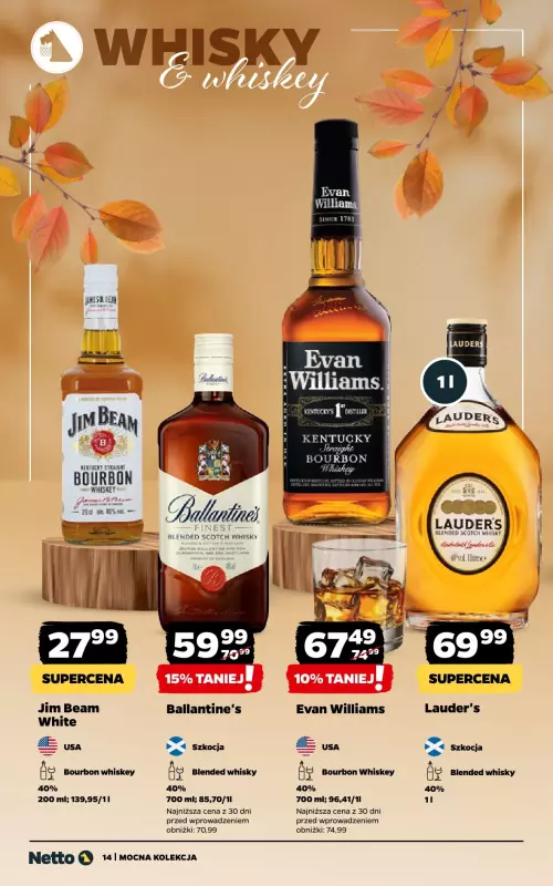 Netto - gazetka promocyjna Mocna Kolekcja - Alkohole Mocne od środy 01.10 do soboty 11.10 - strona 14