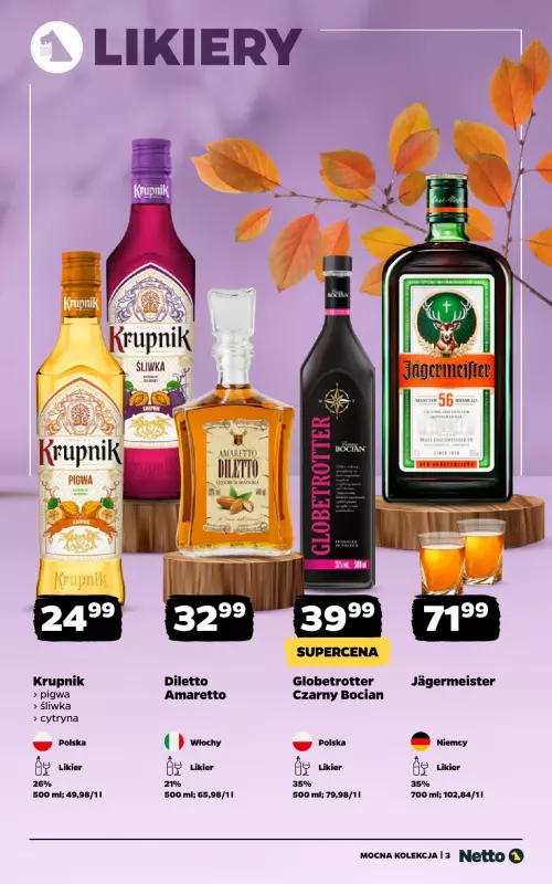 Netto - gazetka promocyjna Mocna Kolekcja - Alkohole Mocne od środy 01.10 do soboty 11.10 - strona 3