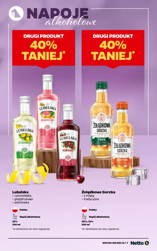 Netto - gazetka promocyjna Mocna Kolekcja - Alkohole Mocne  do soboty 11.10 - strona 7